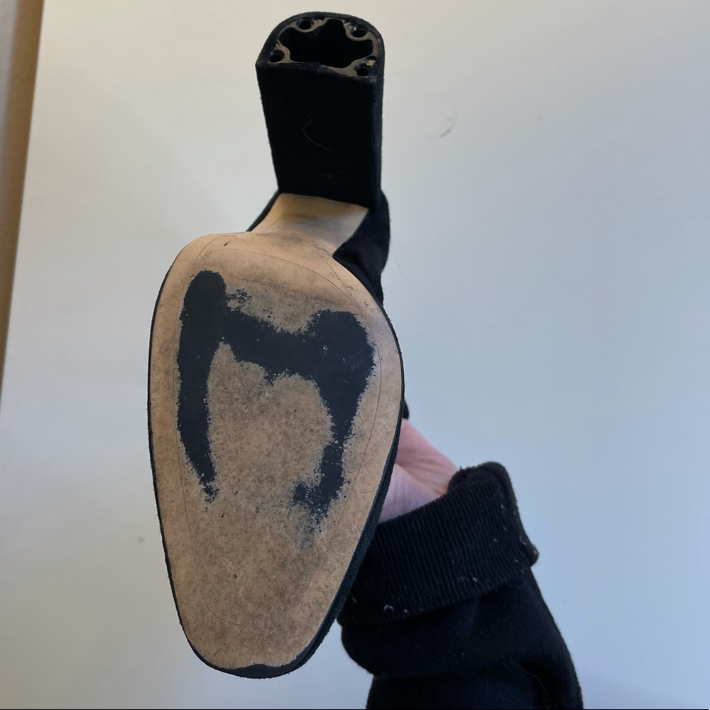 Zara Faux Suede Sock Boot with decal - Picture 5 of 5